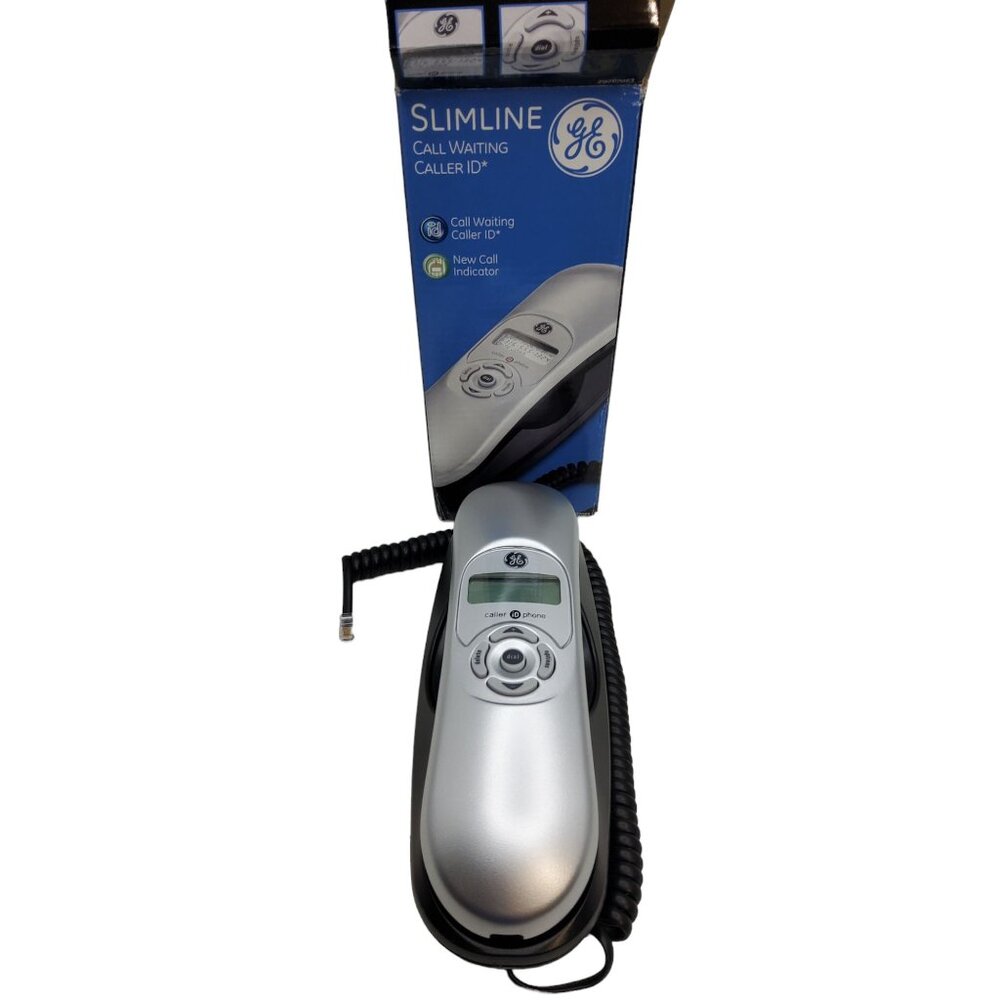 general electric slimline call waiting caller id number memory phone